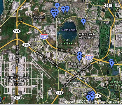 dallas real estate map